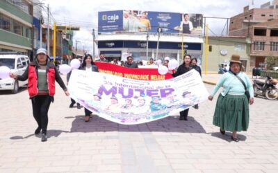 Ayaviri se unió en la lucha contra la violencia de género con marcha de sensibilización