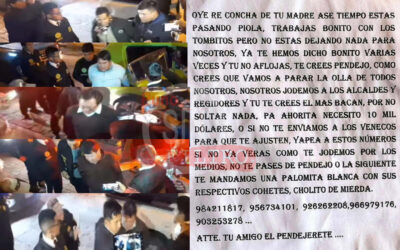 Detienen a cinco comunicadores de la provincia de Anta, por presuntamente extorsionar a Sub Prefecto de Ancahuasi