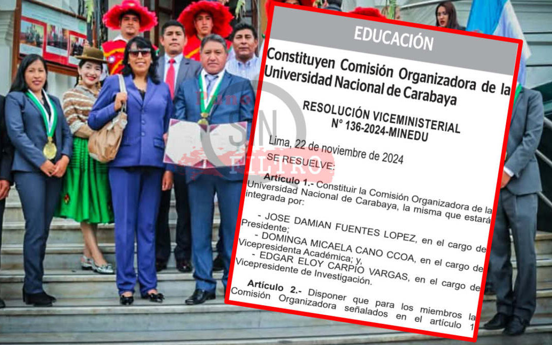 Conforman Comisión Organizadora de la Universidad de Carabaya