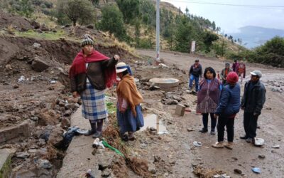Torrentes en Llavini y Dos de Mayo ocasionó daños en varias viviendas