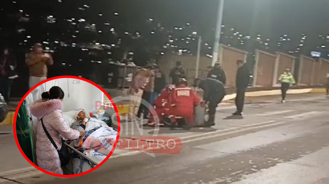 Joven permanece en estado crítico tras ser atropellado en Huáscar. Familia exige que conductor se haga cargo