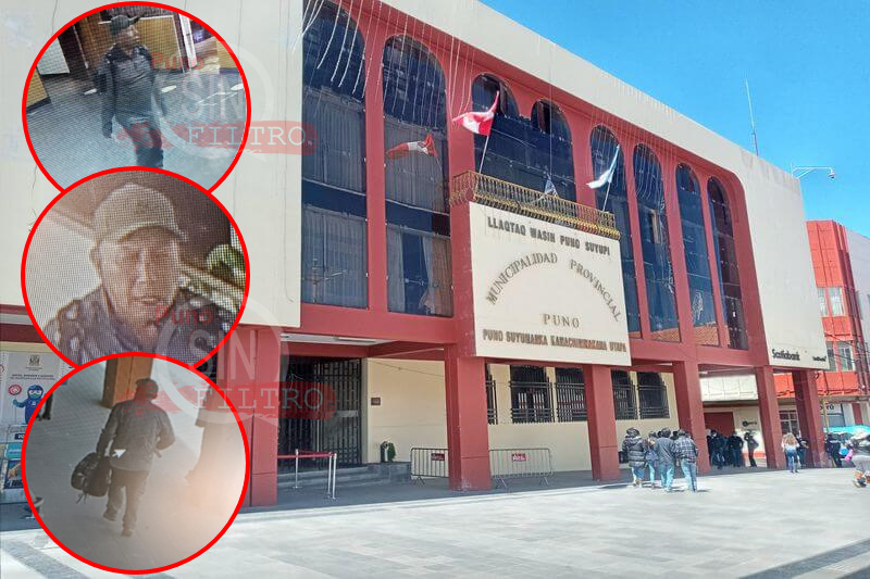 Roban mochila con objetos de valor de la Secretaría de Alcaldía de la Municipalidad de Puno