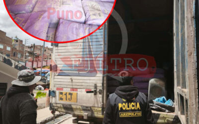 Policía incautó mercadería y vehículo de contrabando en Puno