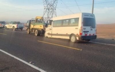 AL MENOS NUEVE HERIDOS DEJA ACCIDENTE DE TRÁNSITO DE UNA MINIVAN EN LA JOYA