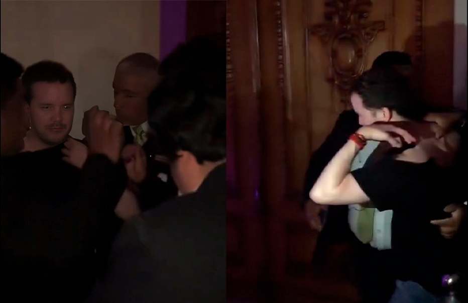 Video. Congresista Cavero protagoniza incidente en fiesta en MALI y es retirado por seguridad