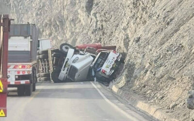 Accidente en la Panamericana Sur deja dos heridos graves en Atico