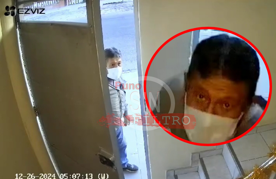 CAMARAS DE SEGURIDAD FRUSTRARON ROBO EN VIVIENDA