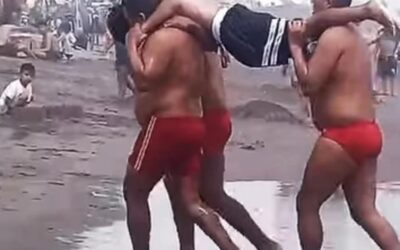 BEODO ES RESCATADO POR SALVAVIDAS EN PLAYAS DE CAMANÁ