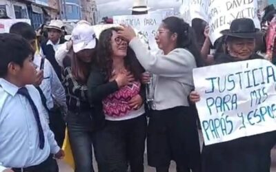 LLEGARON A JULIACA LOS RESTOS DE LA FAMILIA ASESINADA EN MADRE DE DIOS