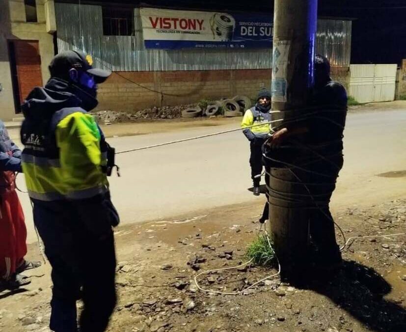 SUJETO ACUSADO DE ROBAR HERRAMIENTAS, POR POCO FUE LINCHADO EN SICUANI