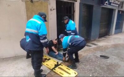 SERENAZGO ACUDIÓ A BEODO QUE TENÍA HERIDAS EN LA CABEZA
