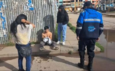 Serenazgo intervino a ebrios por protagonizar gresca en la vía pública