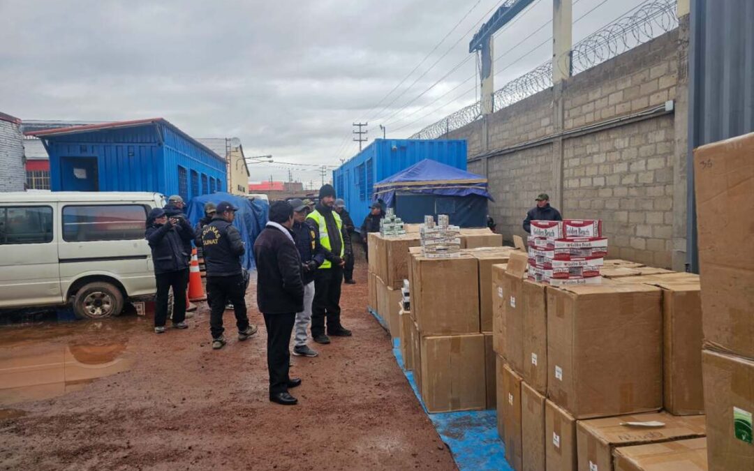 PNP ENCONTRÓ CIGARRILLOS DE CONTRABANDO EN VIVIENDA. ILEGAL MERCADERÍA ESTA VALORIZADA EN MÁS DE S/2 MILLONES