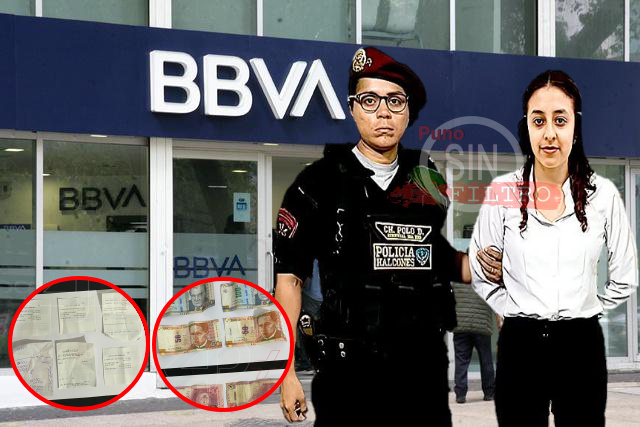 CAJERA DEL BANCO CONTINENTAL FUE DETENIDA POR ROBAR MAS DE S/300 MIL
