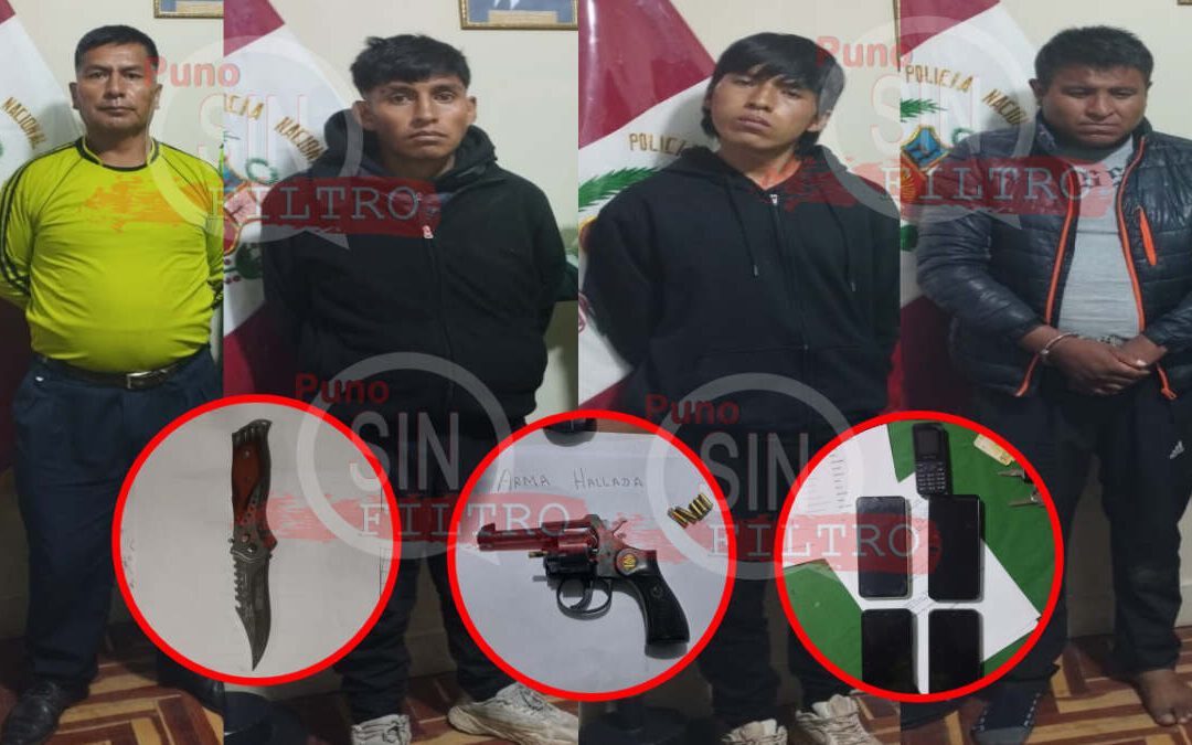 CAPTURAN A INTEGRANTES DE LA BANDA CRIMINAL LOS SUSOS DE TIQUILLACA