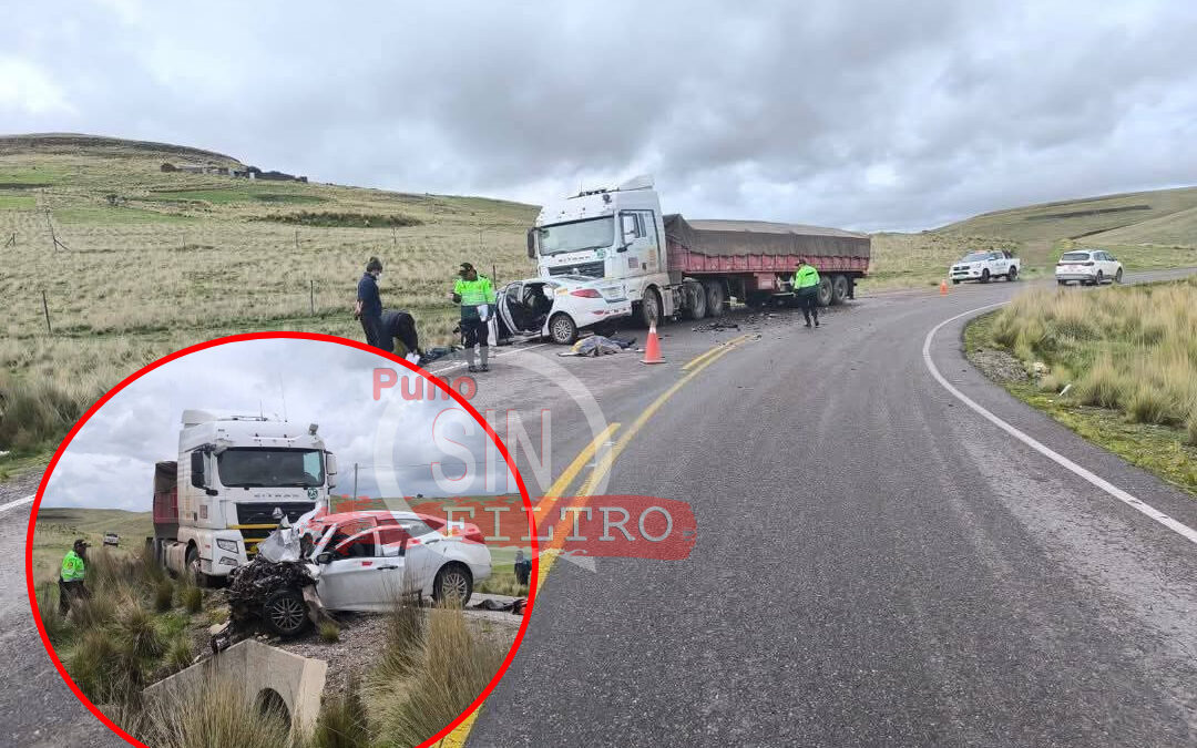 DOS FALLECIDOS Y DOS HERIDOS DEJÓ EL CHOQUE ENTRE AUTO Y TRAILER EN ESPINAR