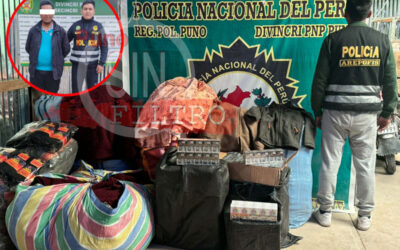 PNP INCAUTÓ MERCADERIA DE CONTRABANDO VALORIZADA EN S/134 MIL