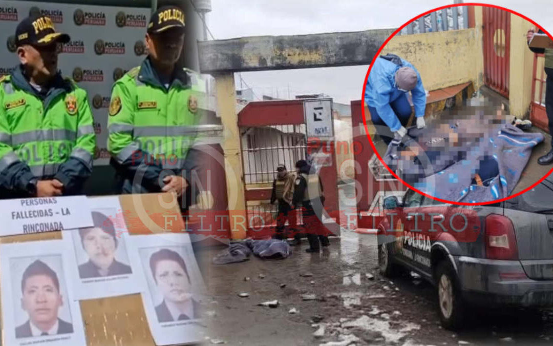 IDENTIFICAN A SUJETOS QUE MURIERON DURANTE BALACERA EN LA MINA RINCONADA