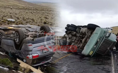 IDENTIFICAN A FALLECIDOS Y HERIDOS DEL ACCIDENTE VEHÍCULAR EN LA CARRETERA PUNO – AREQUIPA