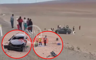 TRES PERSONAS FALLECIDSS, ES EL SALDO DEL DESPISTE DE UN VEHÍCULO EN LOCUMBA