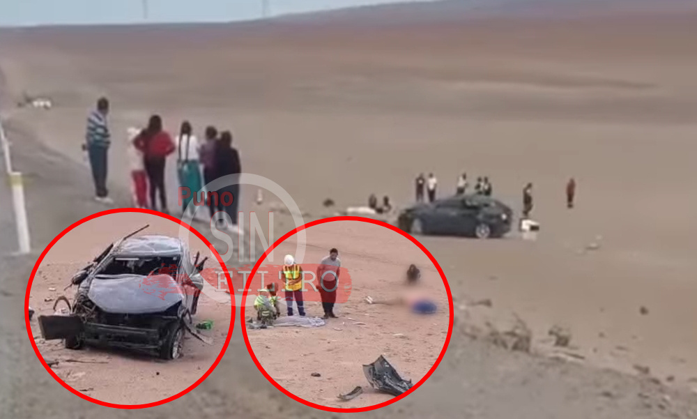 TRES PERSONAS FALLECIDSS, ES EL SALDO DEL DESPISTE DE UN VEHÍCULO EN LOCUMBA