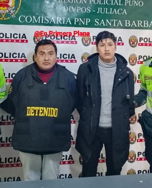 DOS DETENIDOS EN JULIACA POR ESTAFAR CON BOLETAS FALSAS DE LA RENIEC