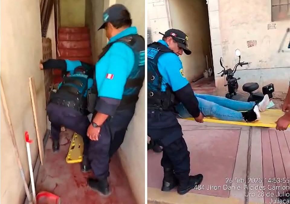 MUJER PERDIÓ LA VIDA AL CAER DESDE EL SEGUNDO PISO DE VIVIENDA EN JULIACA