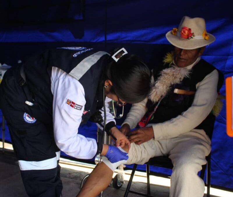 MAS DE 200 ATENCIONES MÉDICAS DURANTE LOS DIAS DE CONCURSO DE DANZAS ORIGINARIAS