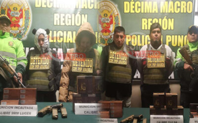 DESARTICULAN BANDA CRIMINAL «LOS PROVEEDORES DE LOS PRIMOS». PNP INCAUTÓ ARMAMENTO Y MUNICIONES