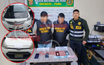 CAYERON «LOS MALDITOS DE CAHUIDE». POLICÍA CAPTURÓ A DOS SOSPECHOSOS CON VARIOS CELULARES