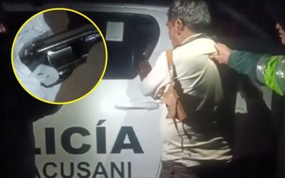 PNP DETUVO A EX REGIDOR DE CARABAYA POR PORTAR ARMA DE FUEGO Y REALIZAR DISPAROS AL AIRE