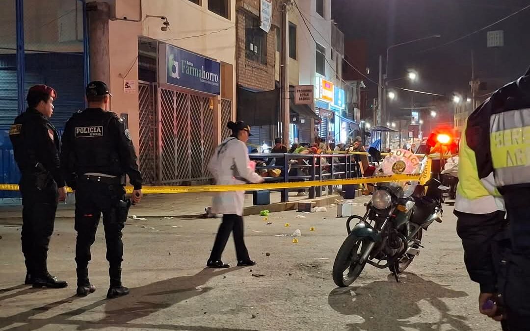 BALACERA EN AREQUIPA DEJÓ CUATRO PERSONAS HERIDAS Y UNA MASCOTA MUERTA