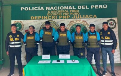 DICTAN PRISIÓN PREVENTIVA PARA SERENOS QUE ASALTARON A PEATÓN EN JULIACA