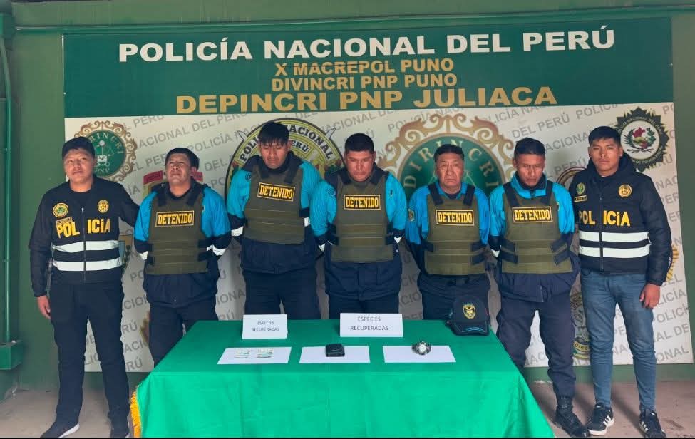 DICTAN PRISIÓN PREVENTIVA PARA SERENOS QUE ASALTARON A PEATÓN EN JULIACA