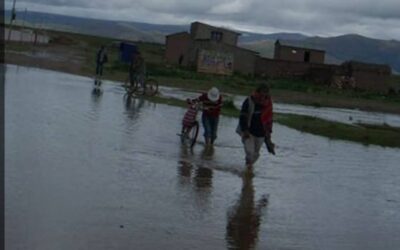 VARIAS COMUNIDADES CAMPESINAS DE LA PROVINCIA DE LAMPA BAJO EL AGUA