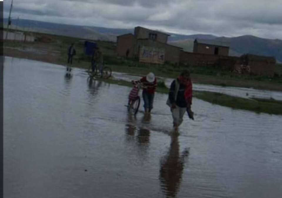 VARIAS COMUNIDADES CAMPESINAS DE LA PROVINCIA DE LAMPA BAJO EL AGUA