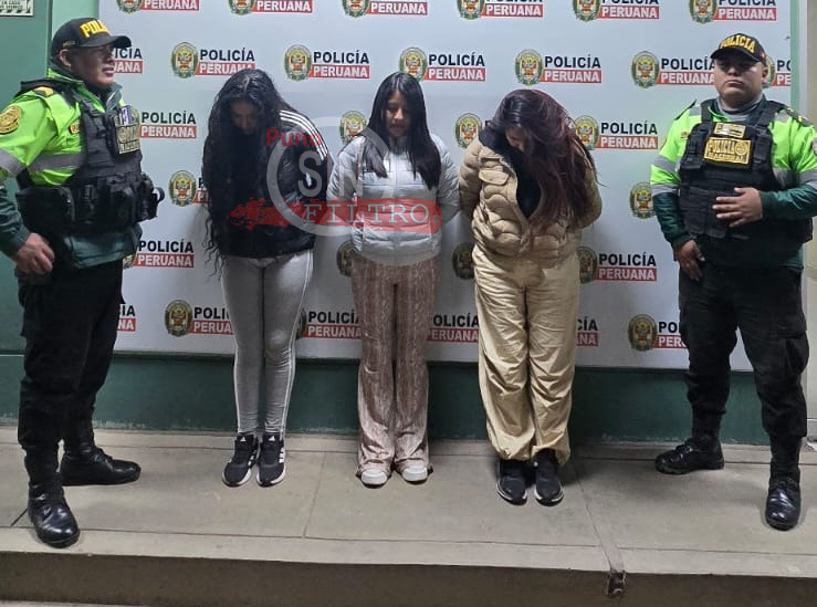 CAYERON «LAS TERRIBLES DE JULIACA». LAS SORPRENDIERON ROBANDO EN PLAZA VEA