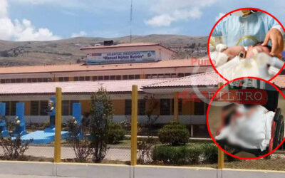 BEBÉ NACIÓ EN UNO DE LOS BAÑOS DEL HOSPITAL DE PUNO. DIRECTOR DEL NOSOCOMIO TRATÓ DE MINIMIZAR NEGLIGENCIA