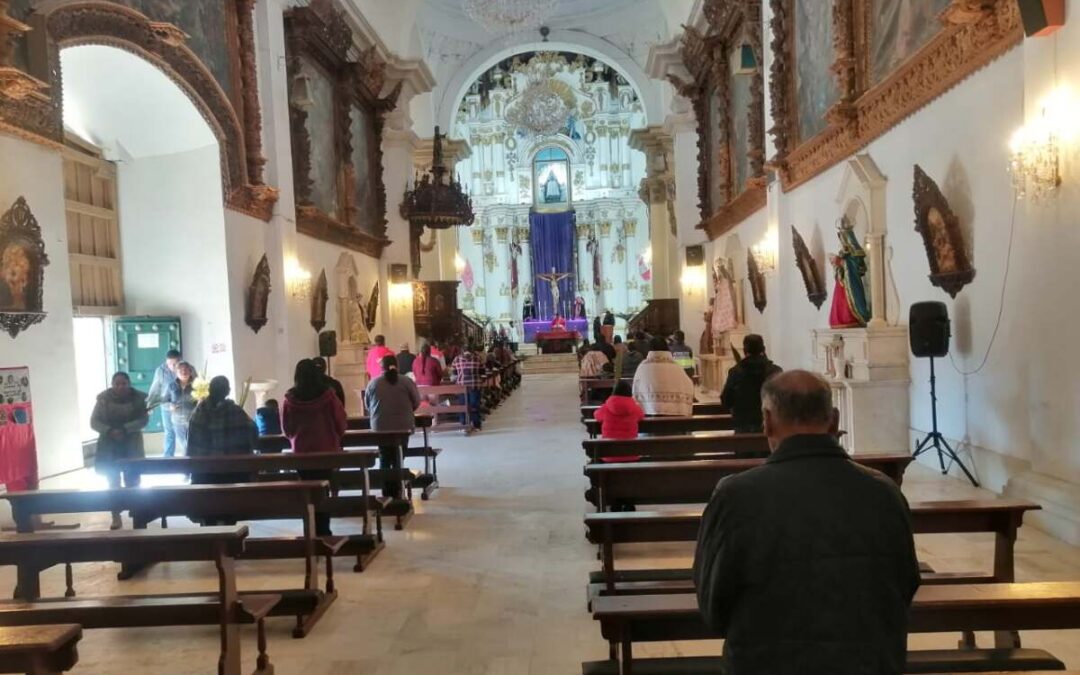 PÁRROCO DE LAMPA MOSTRÓ PREOCUPACIÓN POR POCA PARTICIPACIÓN DE FELIGRESES EN «DOMINGO DE RAMOS»