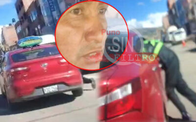 Video|TAXI PIRATA ARRASTRÓ A INSPECTORES DE TRANSPORTES, DEJÁNDOLOS HERIDOS