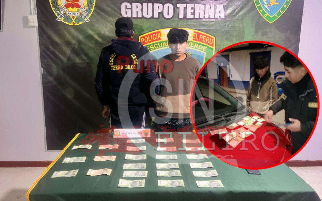 AGENTES DEL GRUPO «TERNA» CAPTURAN A TAXISTA CON BILLETES FALSOS. PREVIAMENTE, DIO CAMBIO A UN CLIENTE, QUE ALERTÓ A LA POLICÍA