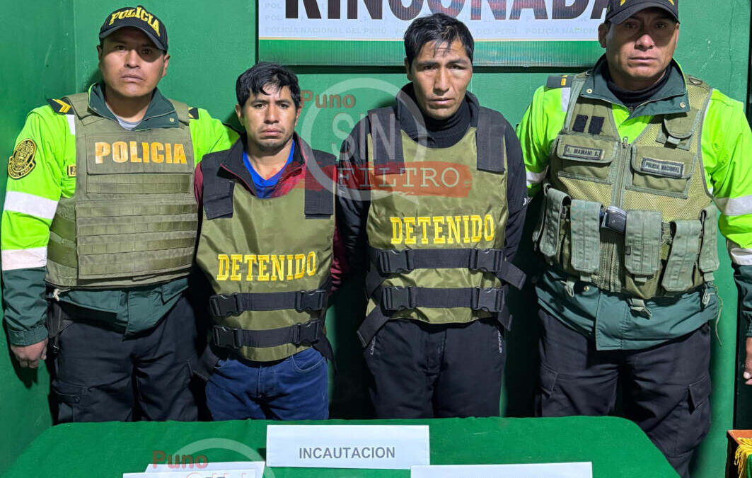 PNP LOGRÓ DESARTICULAR BANDA CRIMINAL «LOS INQUIETOS DE LUNAR DE ORO»