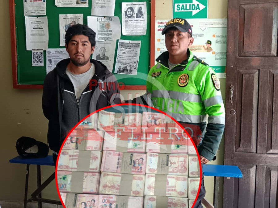 CIUDADANO BOLIVIANO FUE DETENIDO CON MAS DE 275 MIL BOLIVIANOS