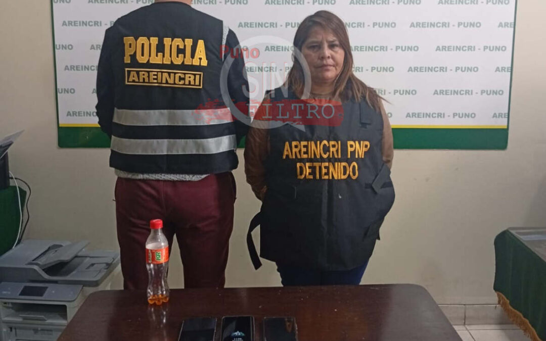 PNP DETUVO A MUJER EN POSESIÓN DE CELULARES, DOCUMENTOS DE IDENTIDAD Y HASTA TARJETAS DE CRÉDITO