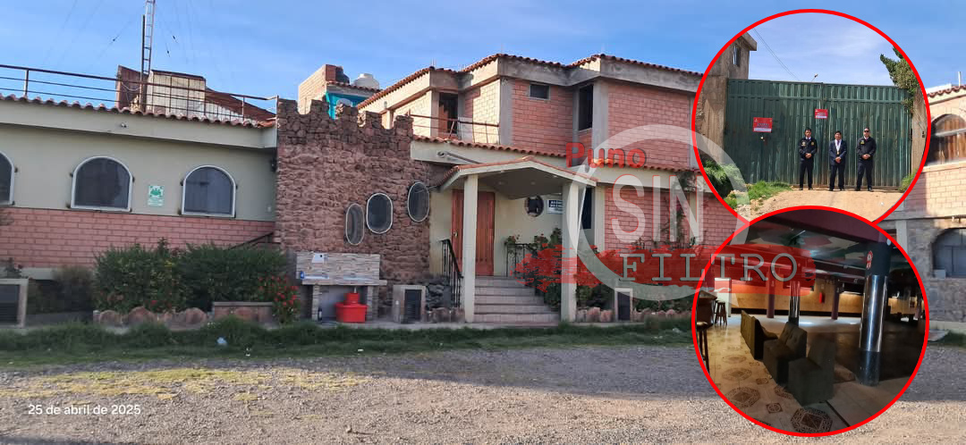 INCAUTAN INMUEBLE DONDE FUNCIONABA UN BURDEL VINCULADO A «RED DE TRATA DE BLANCAS» EN PUNO