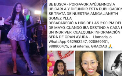 ESTABA EN LIMA!!! CANTANTE REPORTADA COMO DESAPARECIDA. TAXISTA ACUSADO DE SECUESTRO FUE LIBERADO