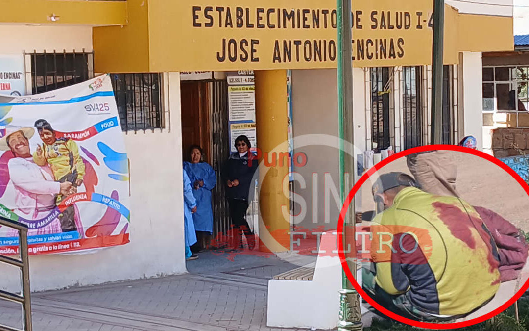 BEODO ACUCHILLADO NO RECIBIÓ ATENCIÓN EN CENTRO DE SALUD «JAE». ATESTIGO AMENAZÓ CON LLAMAR A LA PRENSA Y RECIÉN LO TRASLADARON AL NOSOCOMIO