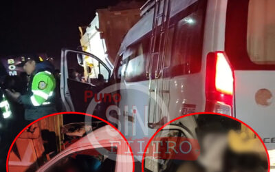 AL MENOS 6 FALLECIDOS Y 8 HERIDOS DE UNA COMBI QUE SE ESTRELLÓ CONTRA LA PARTE POSTERIOR DE UN VOLQUETE EN LA VIA JULIACA – AZANGARO