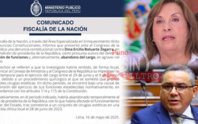 FISCALÍA PRESENTÓ NUEVAS DENUNCIAS CONSTITUCIONALES CONTRA DINA BOLUARTE