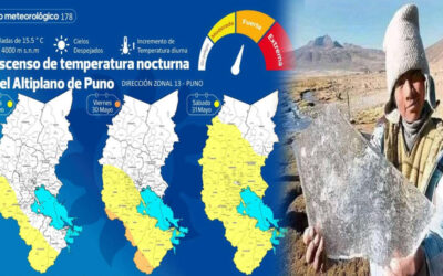 SENAMHI ADVIERTE DESCENSO DE LA TEMPERATURA NOCTURNA EN PUNO